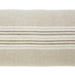 Textured fabric with horizontal stripes on a white background