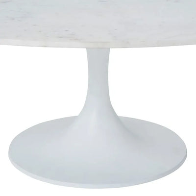 Joyce oval marble coffee table