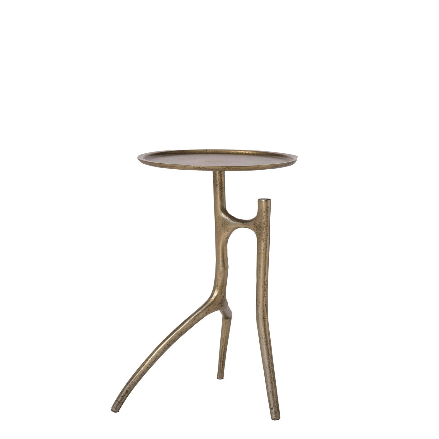 Michael Chair-side table (Brass)