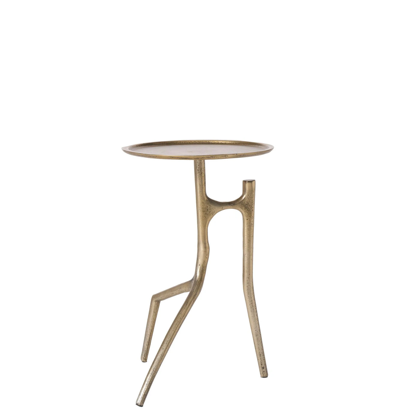 Michael Chair-side table (Brass)