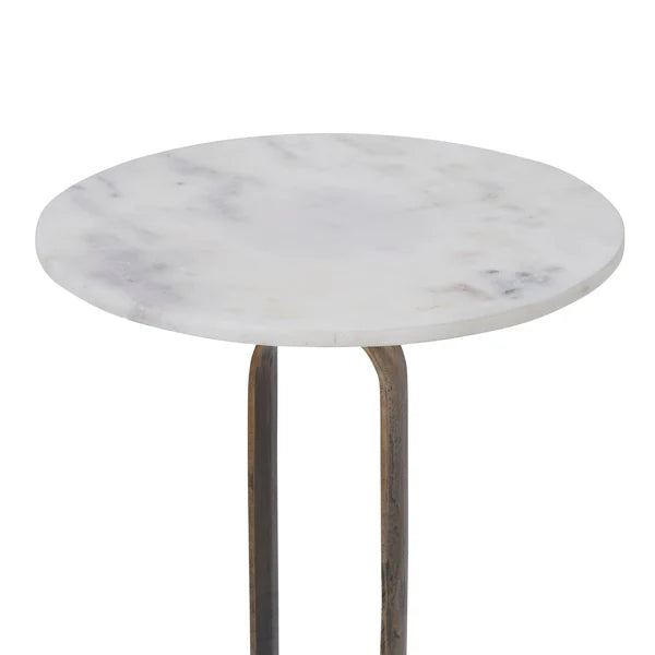 Lily Marble Accent End Table (Set of 2)