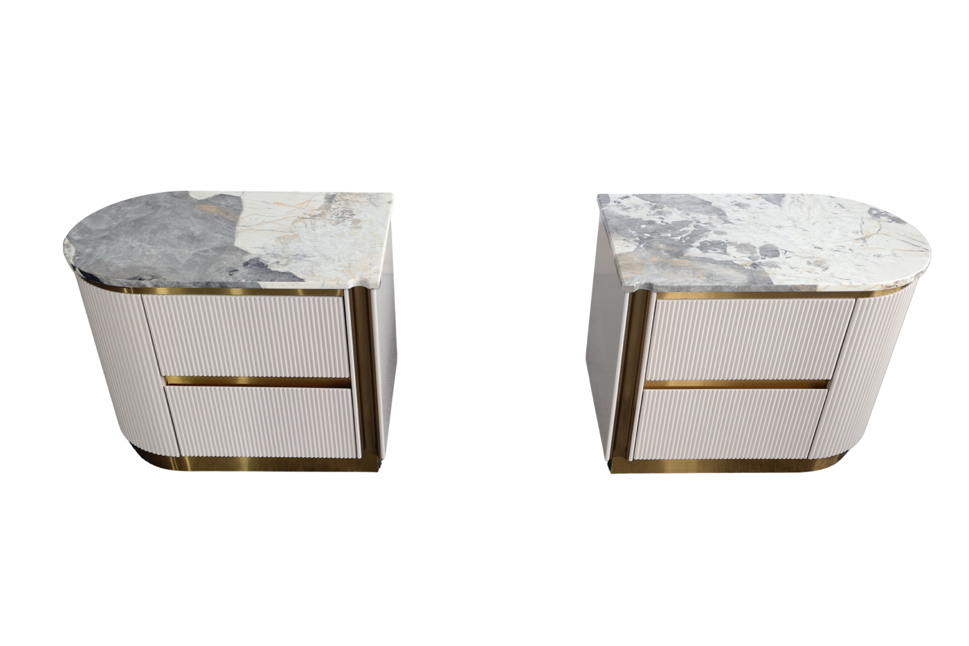 Adele Marble Top Nightstand