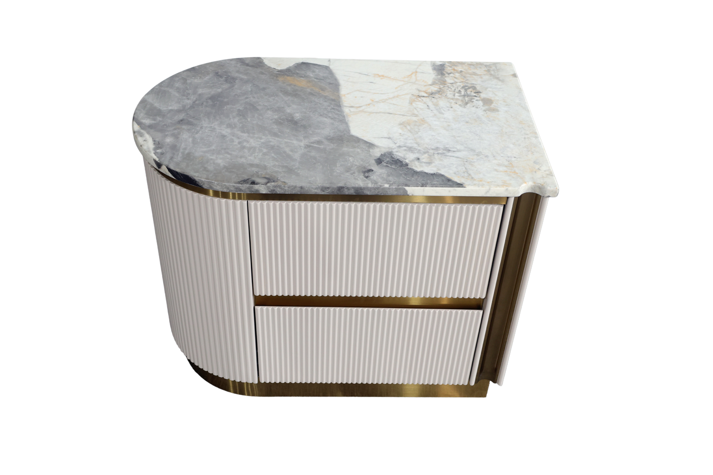Adele Marble Top Nightstand