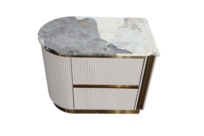 Adele Marble Top Nightstand