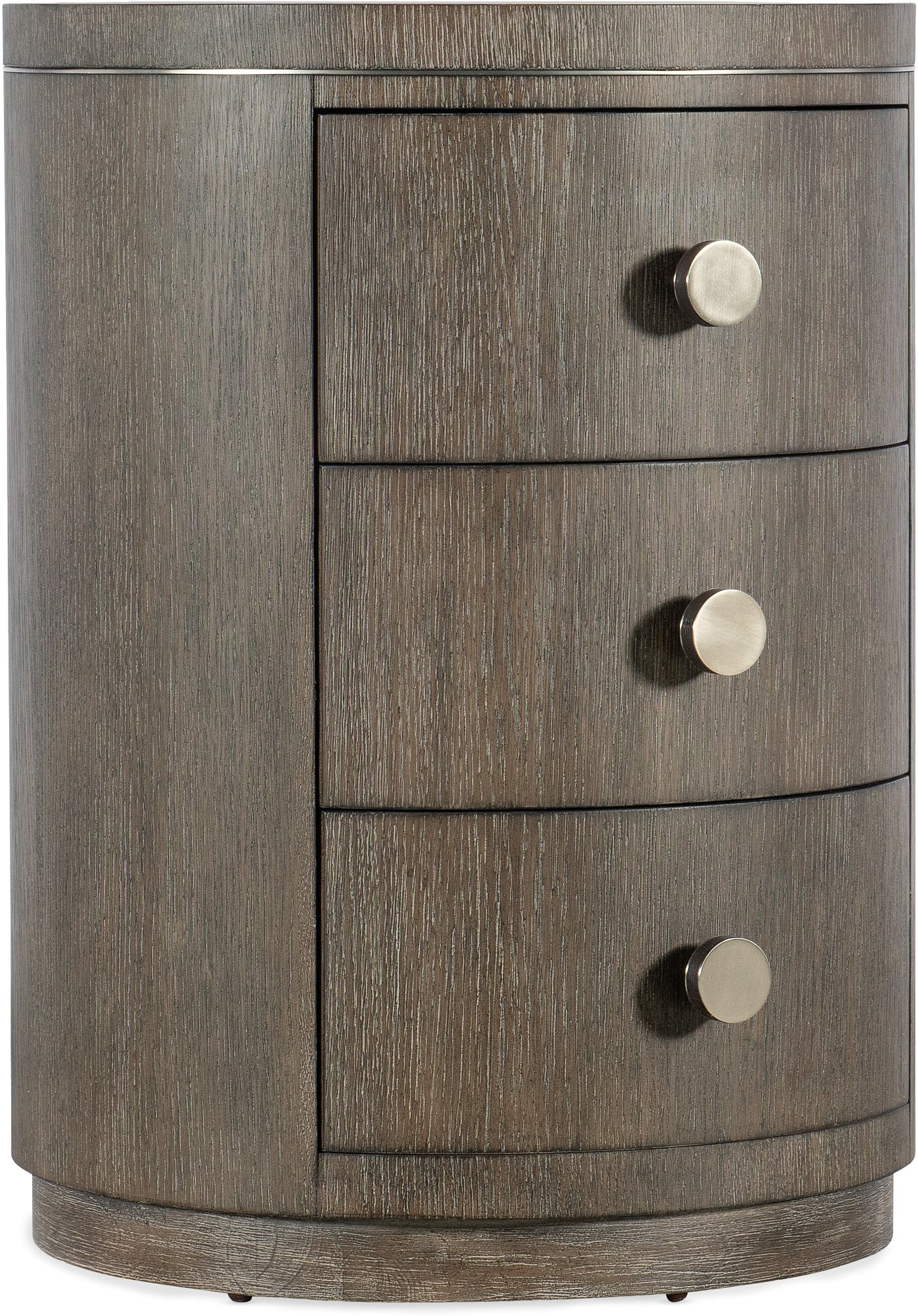 Chloe Round 3 drawers night stand