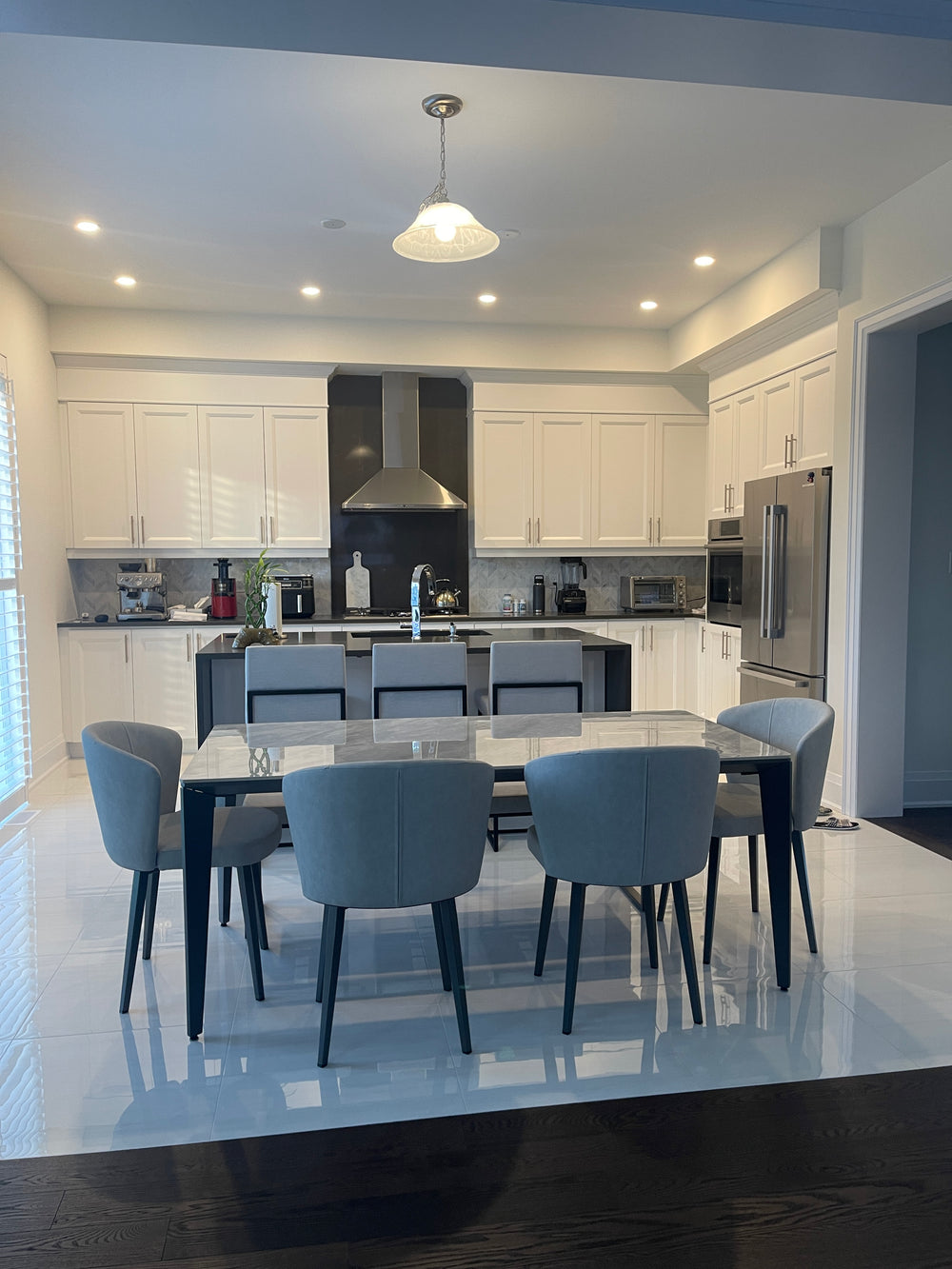 Turin Stone top Dining Table