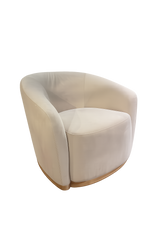 Sonia Chair With Accent Wood Frame