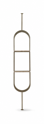 Laurent Rotating Arched Oval-Shaped Shelf