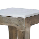 Andy Brass Marble End Table