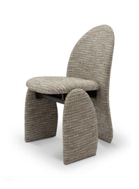 Textured chair on a white background