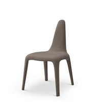 Brown chair on a white background