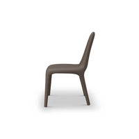Brown chair on a white background