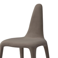 Brown chair on a white background