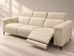 Mirella Leather Recliner Lux 109” Sofa
