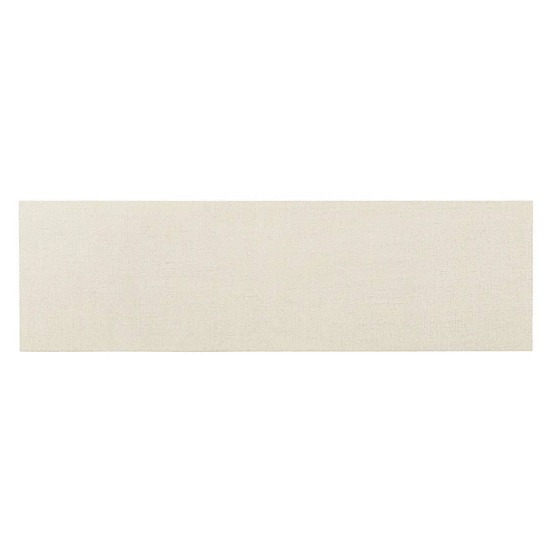 Beige rectangular tile on a white background