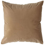 Brown pillow on a white background