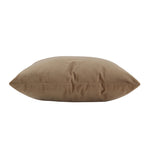 Brown pillow on a white background
