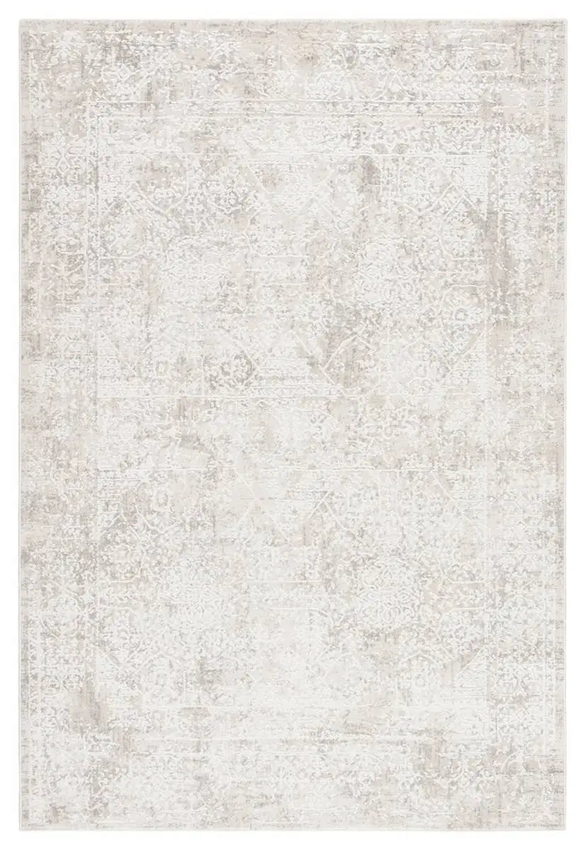 White textured rug on a white background