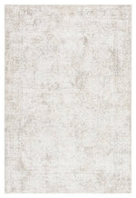 White textured rug on a white background