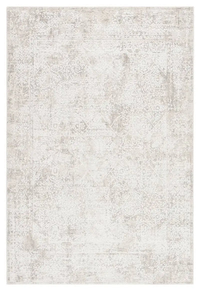 White textured rug on a white background