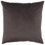 Dark gray pillow on a white background