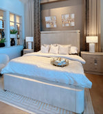 Chloe Bed frame - Light wood