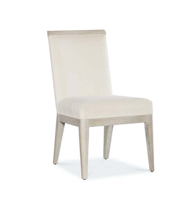 White chair on a white background