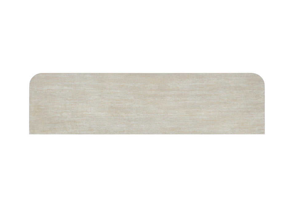 Rectangular beige rug on a white background