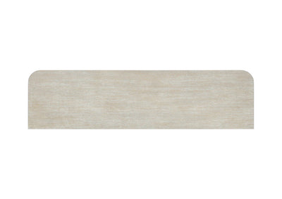 Rectangular beige rug on a white background