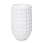 Cubic Beige 36" Planter white