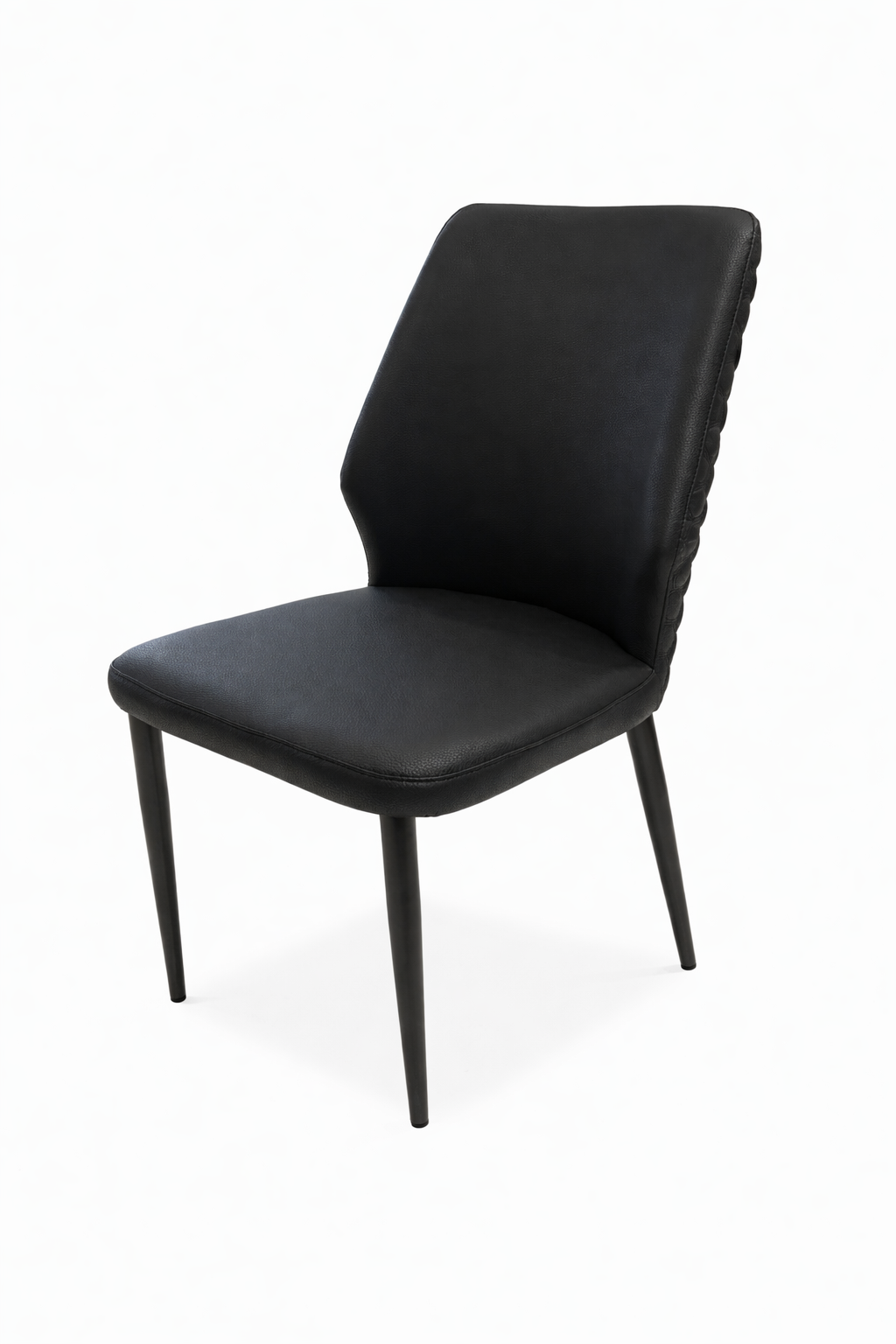 Black chair on a white background