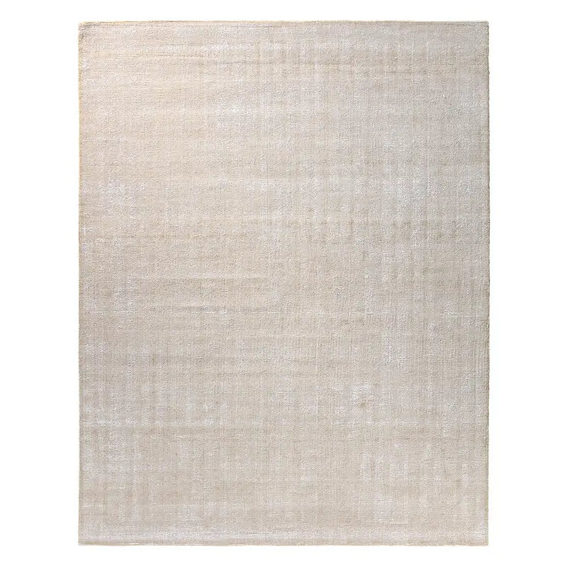 Beige area rug on a white background