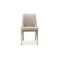 Beige chair on a white background