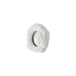 A small Organic form mirror with a white background