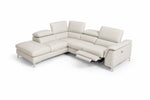 Kendall Italian Leather Recliner Sectional Sofa