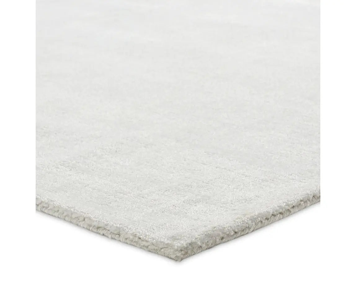 Fabian Solid Area Rug - Snow thickness