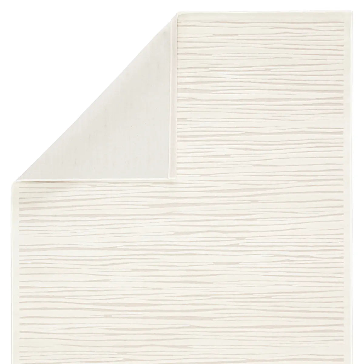 White textured rug on a white background