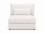 White armchair on a white background