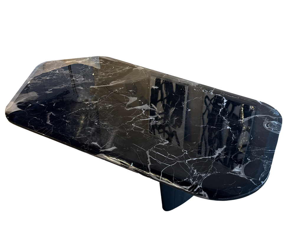 Gilbert Marble Curved Coffee Table