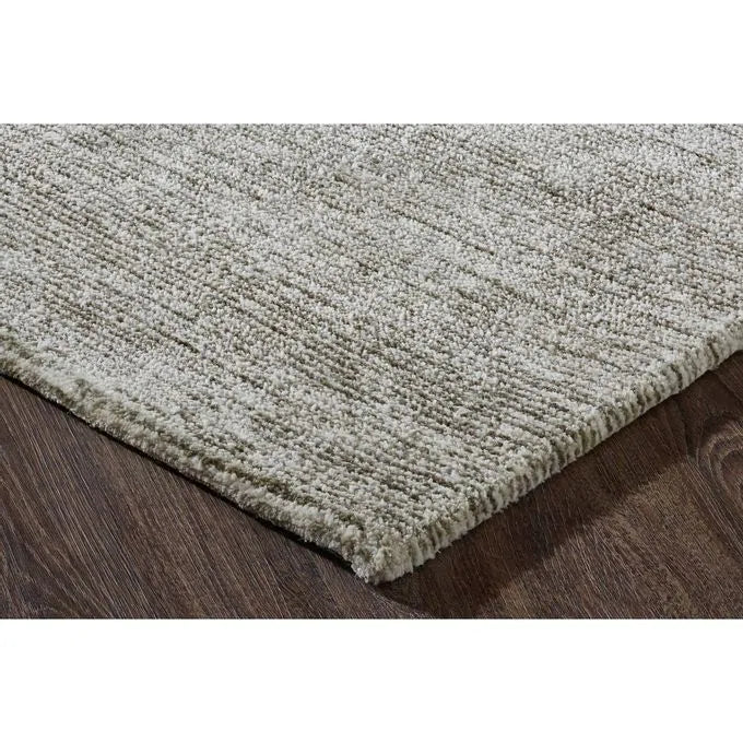 Herman Area Rug - Ivory/Olive thickness