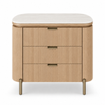 Auden Three Drawers Nightstand