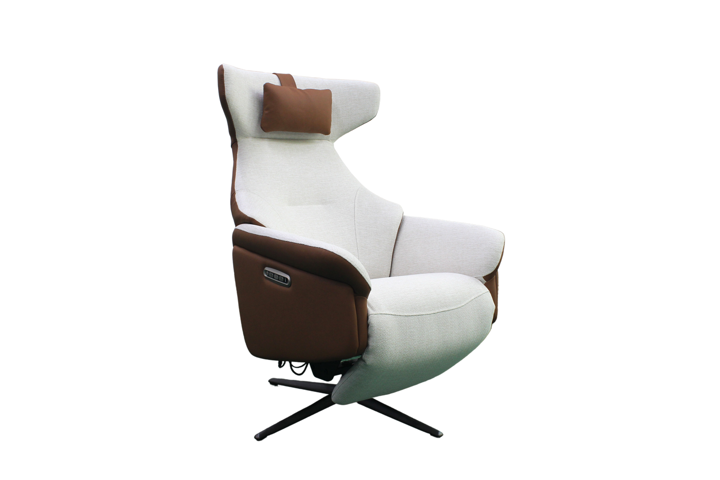 Jessica Recliner chair - Fabric/Leather