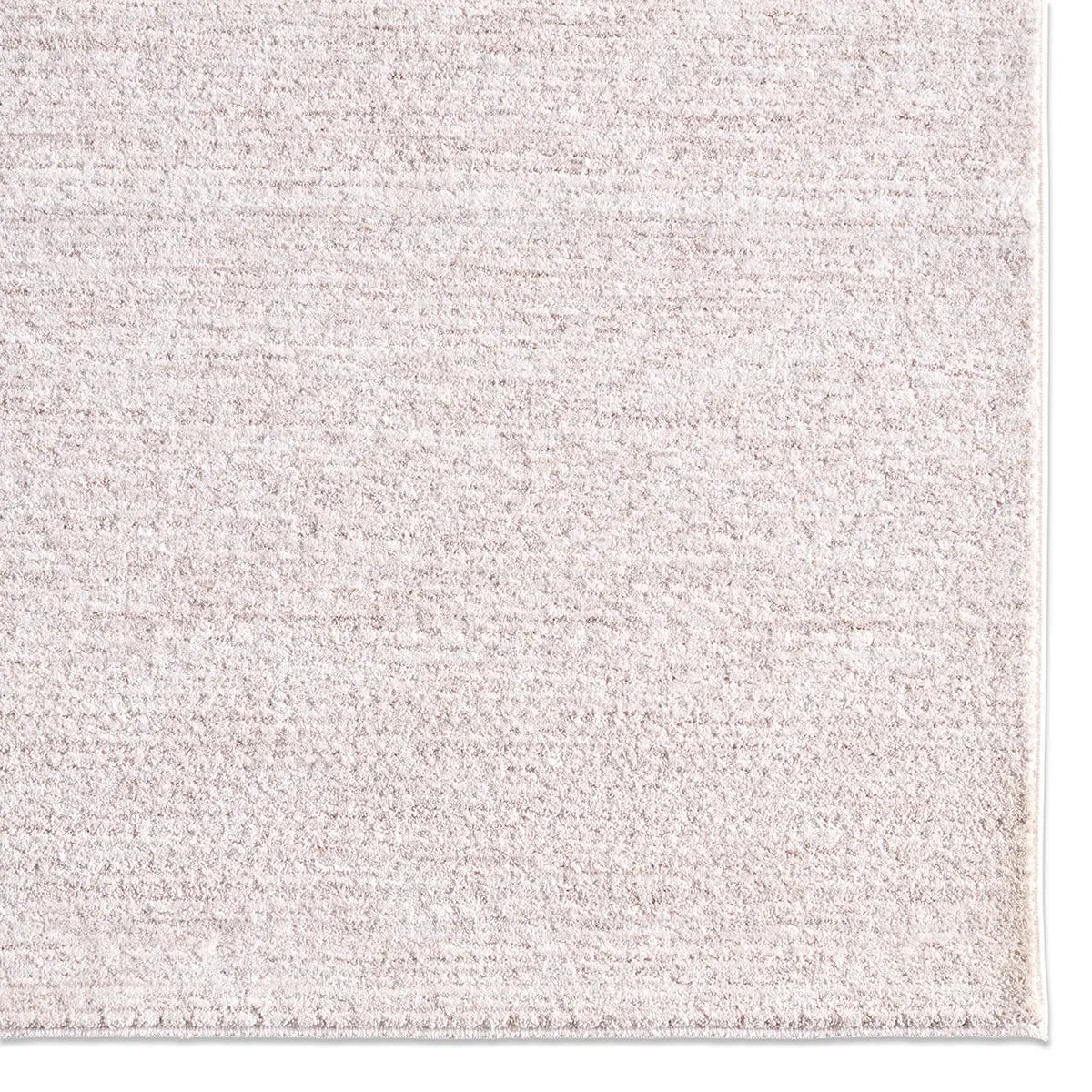 Textured gray rug with a subtle pattern on a white background