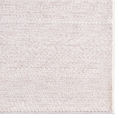 Textured gray rug with a subtle pattern on a white background