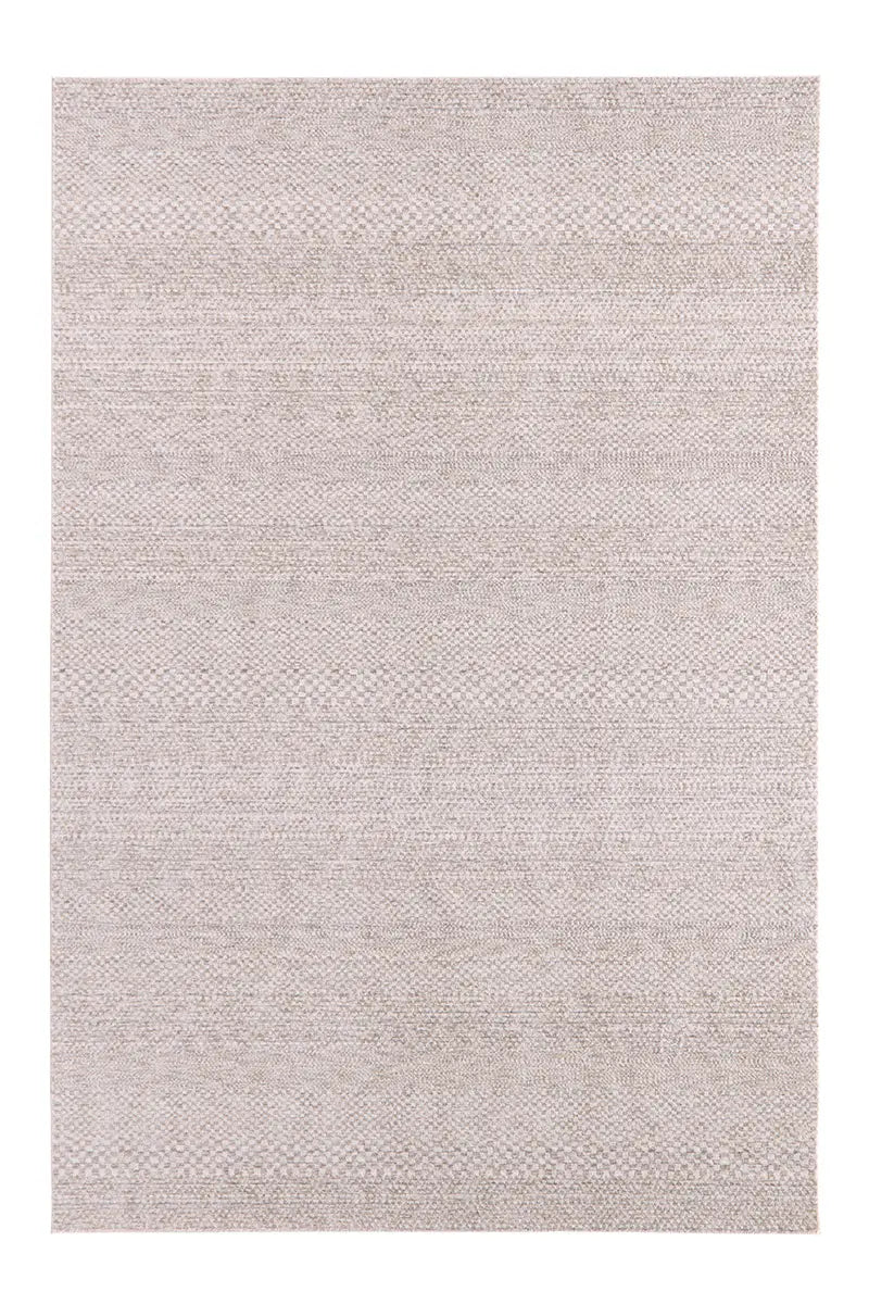 Textured gray rug on a white background