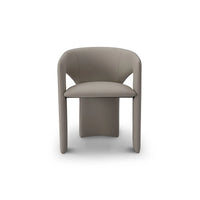 Gray chair on a white background