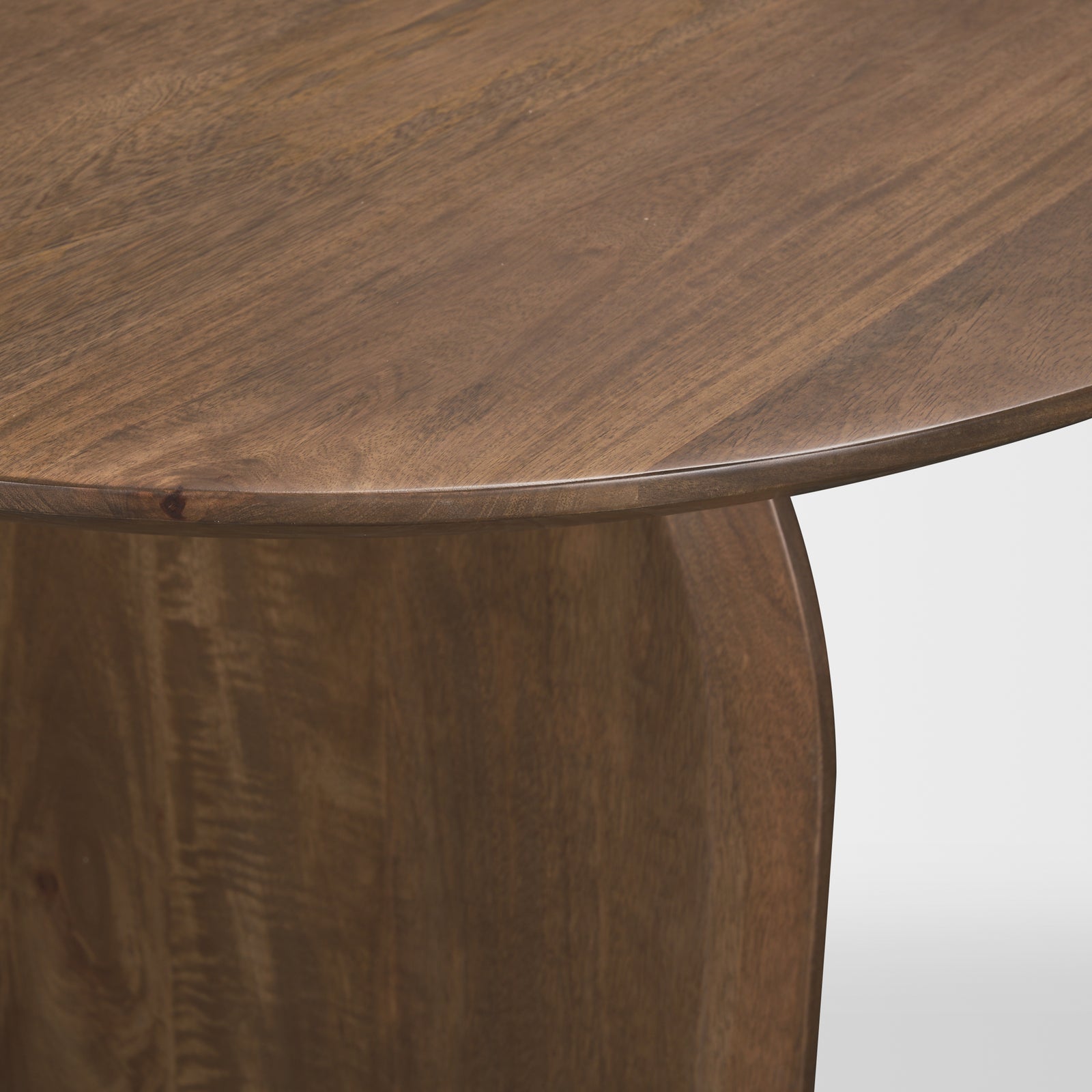 Isabella Oval Solid Wood Dining Table detail