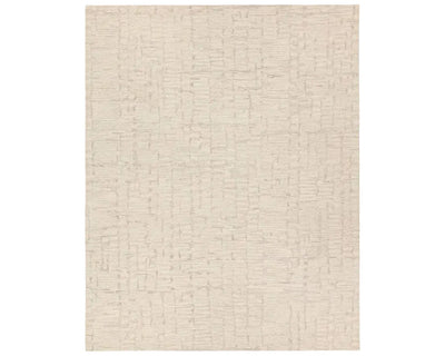 Leona Wool Area Rug - Light Beige