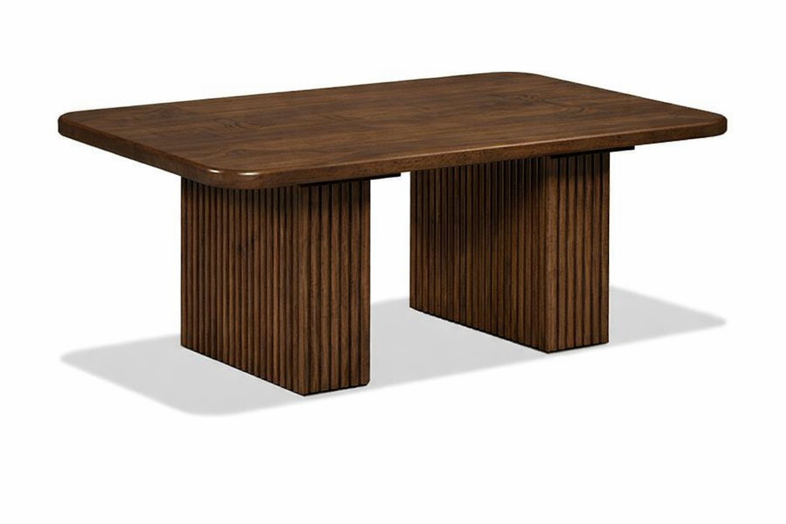 Wooden table with a white background