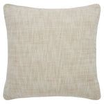 Beige textured pillow on a white background